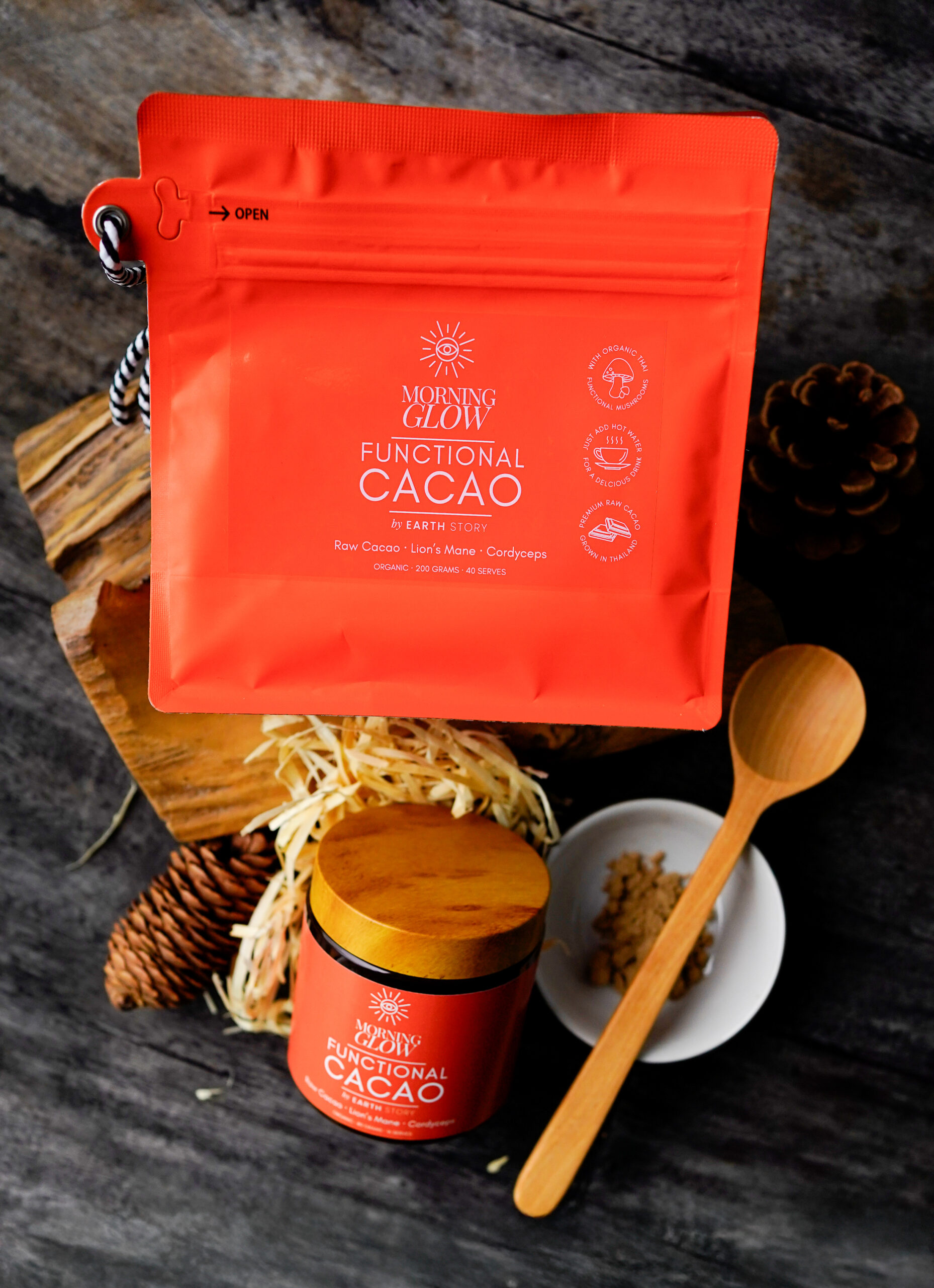 Functional cacao blend